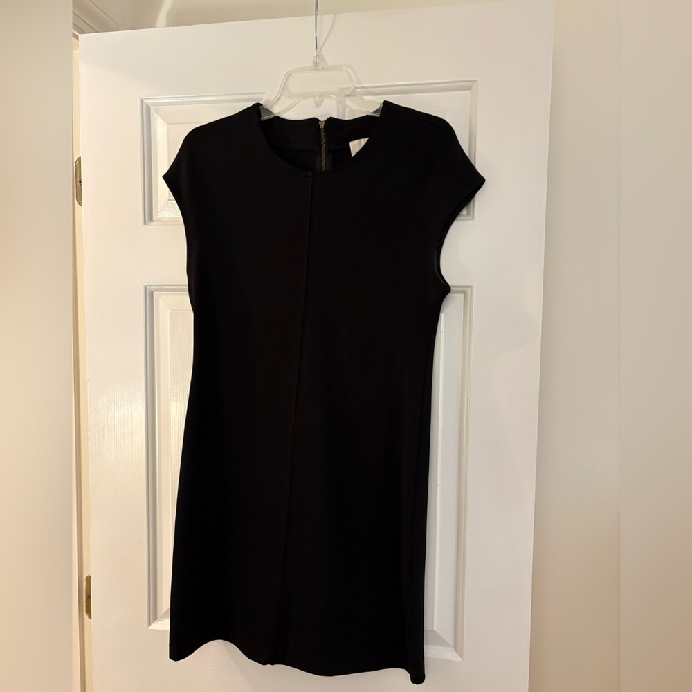 Maeve Black Mini Dress with Cap Sleeves